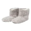 Pantoffels gemeleerd - lichtgrijs - maat 39-40