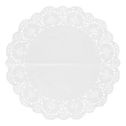 Papieren taartranden - ø26 cm - set van 6