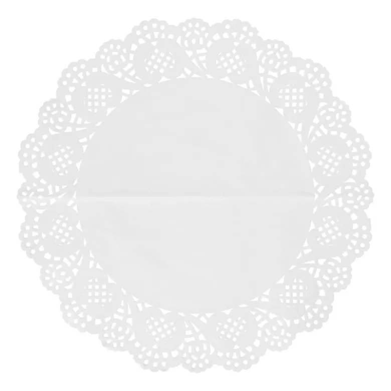 Papieren taartranden - ø26 cm - set van 6