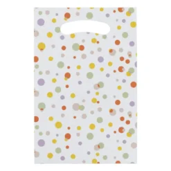 Papieren uitdeelzakjes - confetti - set van 10