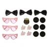 Party bril bride to be - roze - set van 3