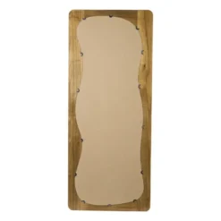 Passpiegel wave acaciahout - bruin - 168x70 cm