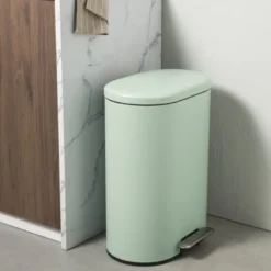 Pedaalemmer ovaal - groen - 50 liter