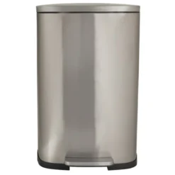 Pedaalemmer - zilver - 50 liter