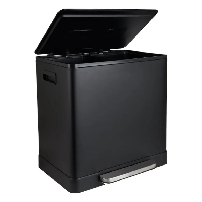 Pedaalemmer - zwart - 2x20 l