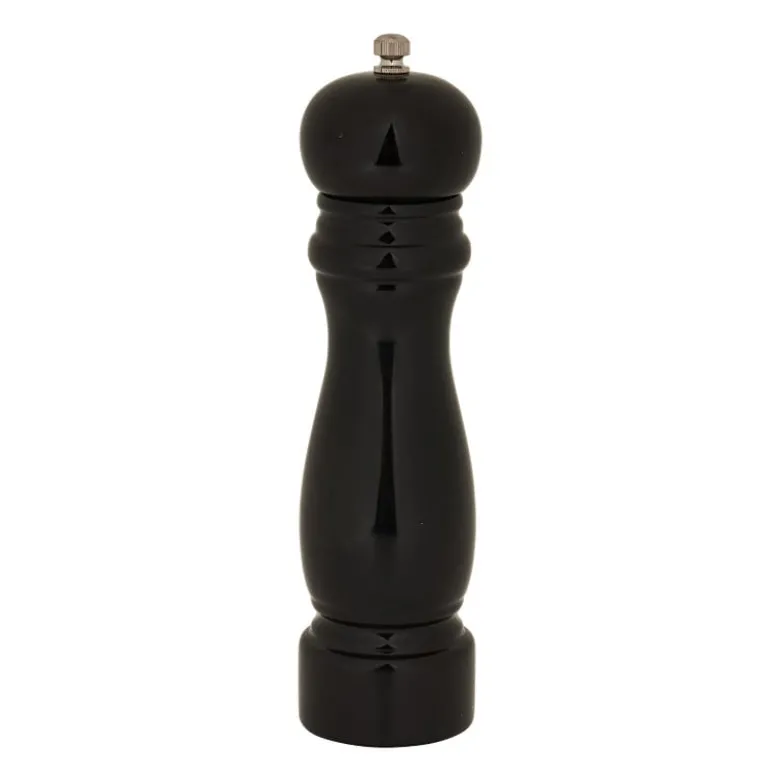 Pepermolen klassiek - zwart - 22 cm