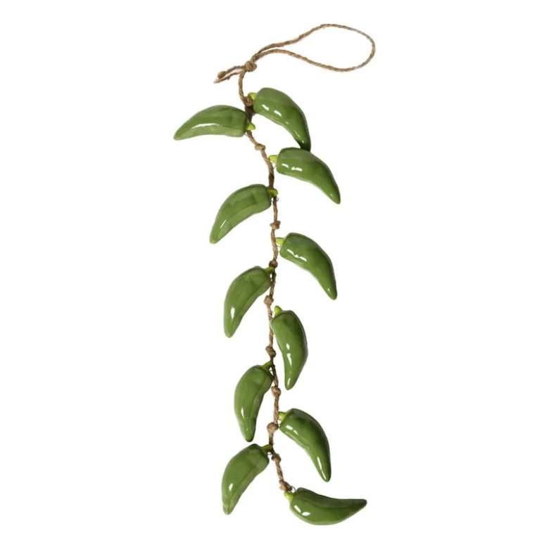 Peperslinger - groen - 29 cm