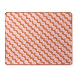 Picknick kleed - roze/oranje - 135x170 cm