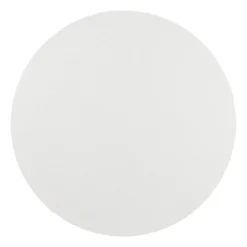 Placemat PU leer - crème - ø38 cm