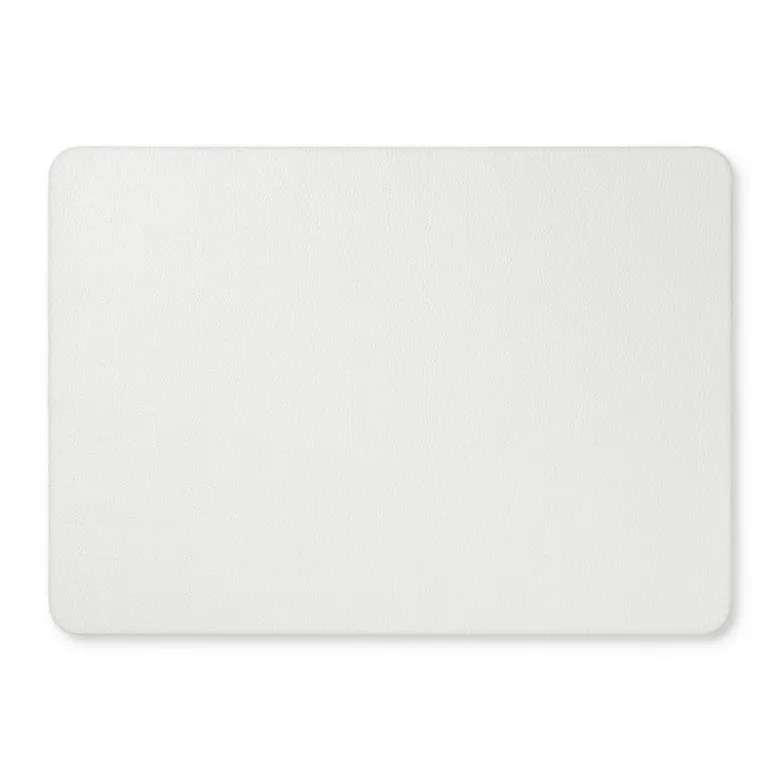 Placemat PU leer - crème - 33x46 cm