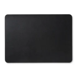 Placemat PU leer - zwart - 33x46 cm