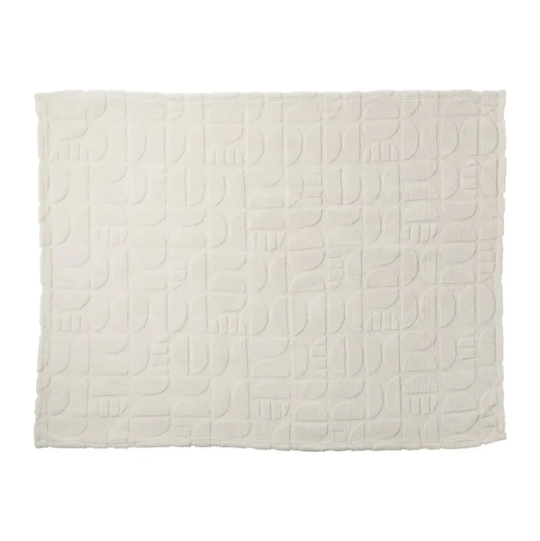 Plaid japandi - beige - 130x160 cm