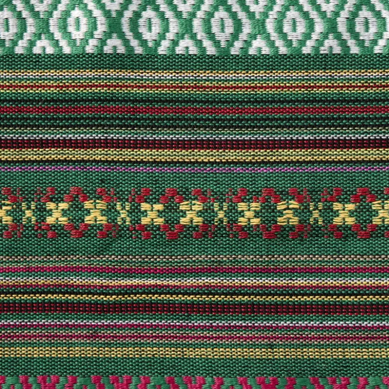 Plaid mexican - groen - 130x160 cm