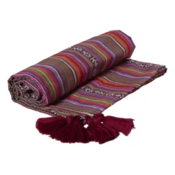 Plaid mexican - rood - 130x160 cm