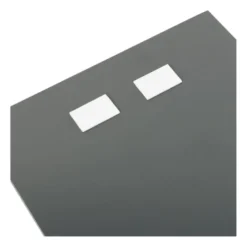 Plakspiegel - rechthoekig - 105x27cm