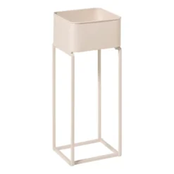 Plantenbak voor balkon smal - beige - 60x24x24 cm