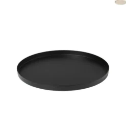 Plateau metaal rond - diverse kleuren - ø25x1.5 cm