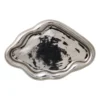 Plateau smoked - zilverkleurig - 2.8x28.5x19.5 cm