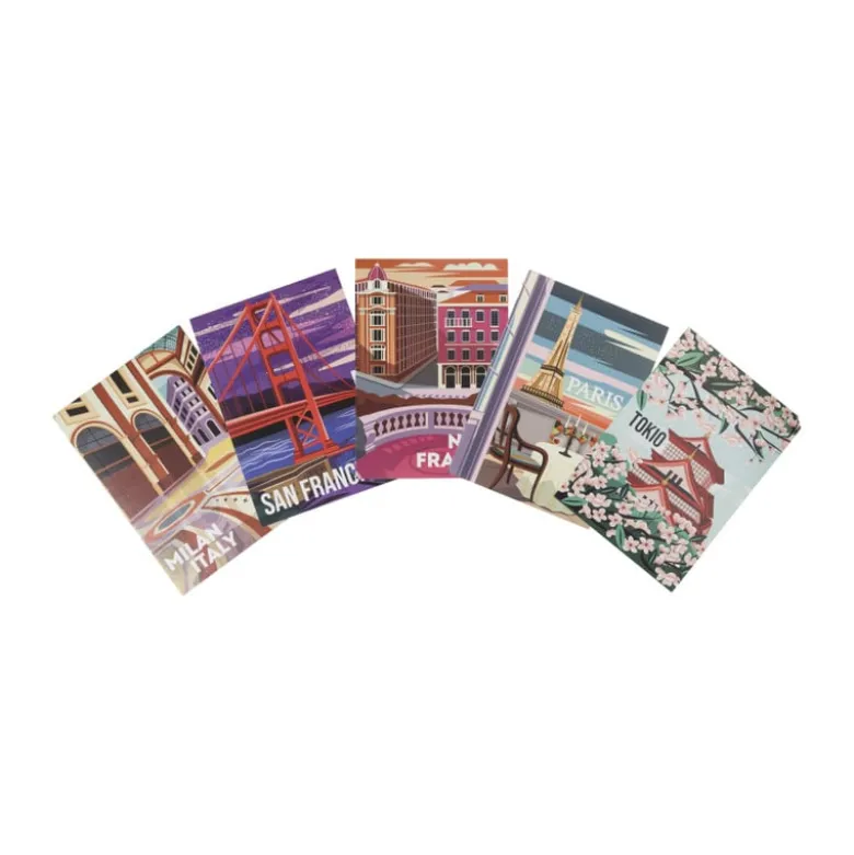 Poster Nice - multikleur - 21x30 cm
