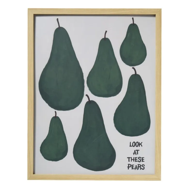Poster peer - multikleur - 28x36 cm
