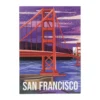 Poster San Francisco - multikleur - 21x30 cm