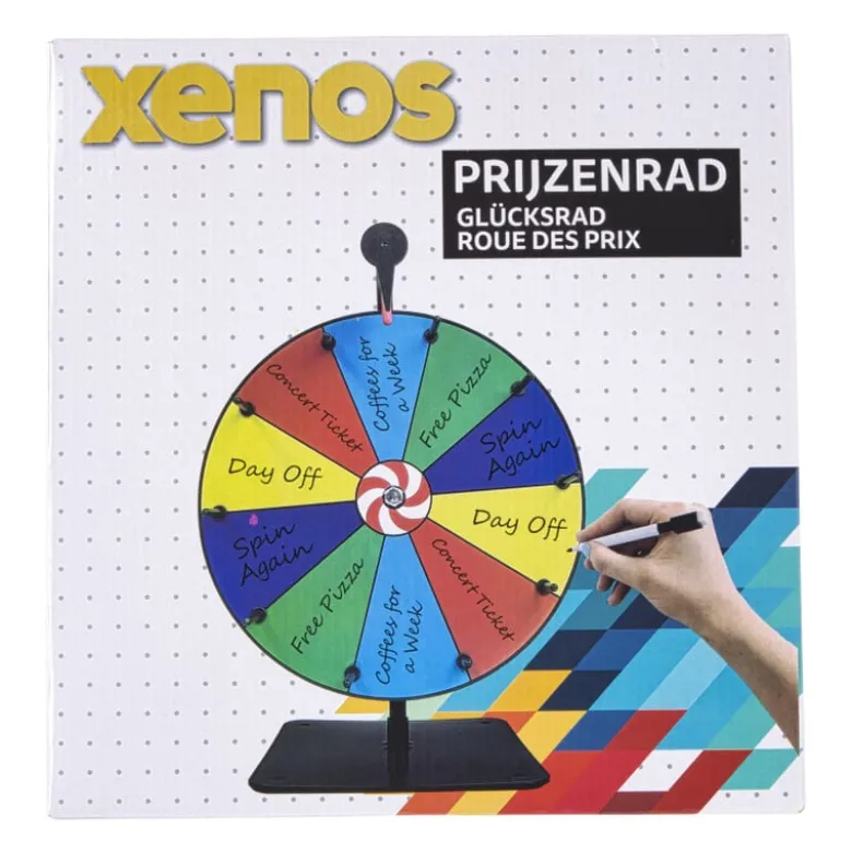 Prijzenrad met stift - ø35x48.2 cm