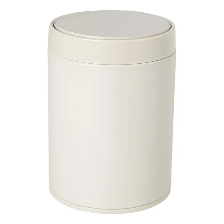 Prullenbakje - beige - 1.5 liter