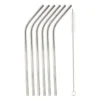 Rietjes RVS - zilver - set van 6