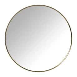 Ronde spiegel - ø50 cm - goudkleurig