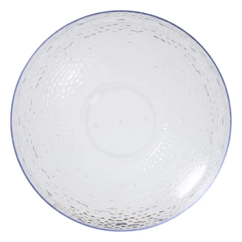 Saladeschaal dots - transparant - ø25.5x13 cm