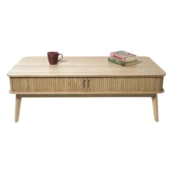 Salontafel Uppsala - naturel - 60x120x40 cm