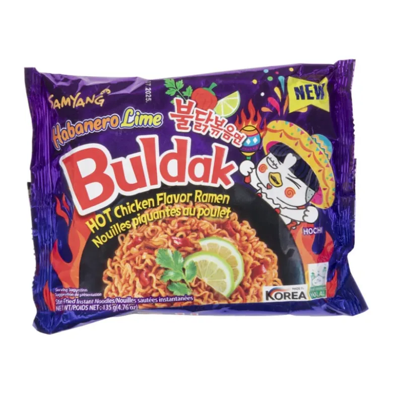 Samyang buldak noodles - hot chicken habanero