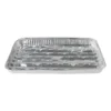 Schaal aluminium - set van 4 - 3x32x23.5 cm