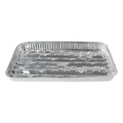 Schaal aluminium - set van 4 - 3x32x23.5 cm