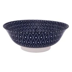 Schaal blue print - diamonds - ⌀21 cm