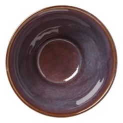 Schaal facet - bruin - ⌀13x7.5 cm