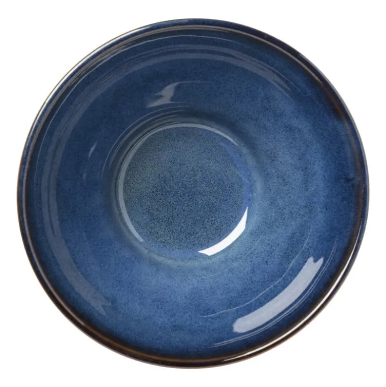 Schaal facet - donkerblauw - ⌀13x7.5 cm