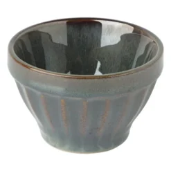 Schaal facet - groen - ⌀9x5.7 cm