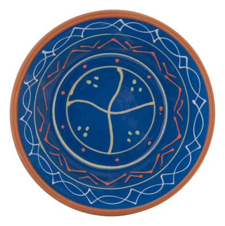 Schaal Fiesta - blauw - 15 cm