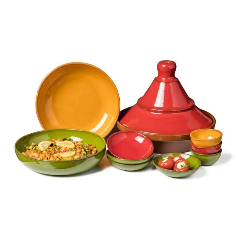 Schaal Selena - rood - 8 cm