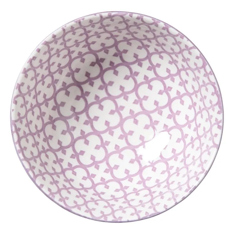 Schaaltje Anna middel - rood/grijs - ø12x5.8 cm