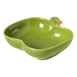Schaaltje appel groot - groen - 4.2x12.3x13 cm