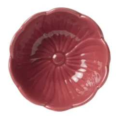 Schaaltje bloem - rood -ø8.3x4 cm
