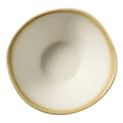 Schaaltje groot olivo - wit - ø15.5x7.5 cm
