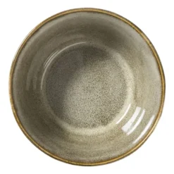 Schaaltje keramiek - bruin - ø7.3x6.1 cm