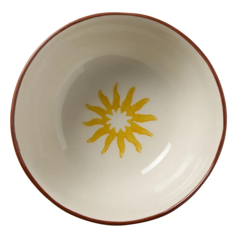 Schaaltje luna klein - beige/roze/geel - ø11x5.3 cm