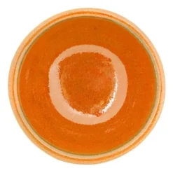 Schaaltje Selena - oranje - 8 cm
