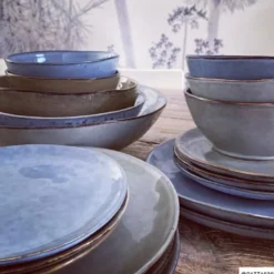 Schaal Toscane - blauw - 17 cm