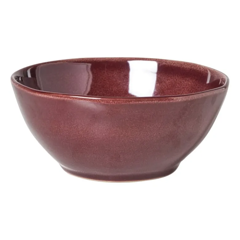 Schaal Toscane - bordeauxrood - ø17x7 cm