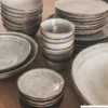 Schaal Toscane - grijs - 17 cm